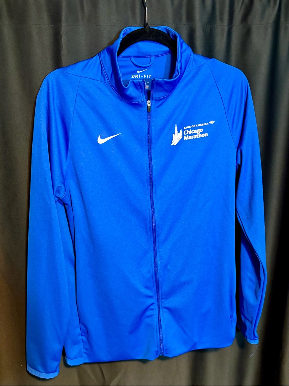 Nike Royal Blue Chicago Marathon Dri-FIT Full-Zip Jacket